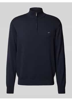 Bluza z kołnierzem z wyhaftowanym logo ze sklepu Peek&Cloppenburg  w kategorii Bluzy męskie - zdjęcie 177811715