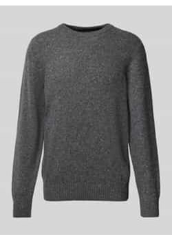 Sweter o kroju regular fit z przędzy tweedowej ze sklepu Peek&Cloppenburg  w kategorii Swetry męskie - zdjęcie 177812856