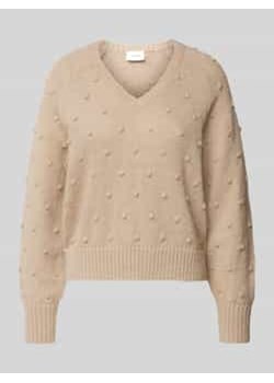 Sweter z dzianiny z obniżonymi ramionami model ‘TULI’ ze sklepu Peek&Cloppenburg  w kategorii Swetry damskie - zdjęcie 177812956