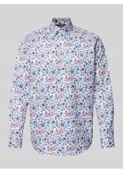 Koszula biznesowa o kroju regular fit z kołnierzykiem typu kent ze sklepu Peek&Cloppenburg  w kategorii Koszule męskie - zdjęcie 177813226