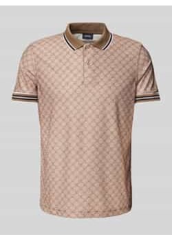 Koszulka polo z prążkowanymi wykończeniami model ‘Talon’ ze sklepu Peek&Cloppenburg  w kategorii T-shirty męskie - zdjęcie 177813238