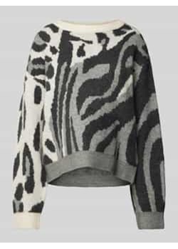 Sweter z okrągłym dekoltem model ‘KAI’ ze sklepu Peek&Cloppenburg  w kategorii Swetry damskie - zdjęcie 177813617