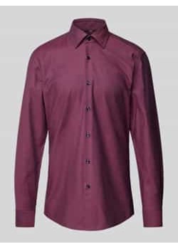 Koszula biznesowa o kroju slim fit z kołnierzykiem typu kent model ‘Hank’ ze sklepu Peek&Cloppenburg  w kategorii Koszule męskie - zdjęcie 177813878