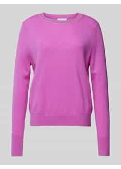 Sweter z kaszmiru z okrągłym dekoltem ze sklepu Peek&Cloppenburg  w kategorii Swetry damskie - zdjęcie 177814478