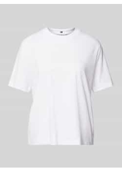 T-shirt z czystej bawełny ze sklepu Peek&Cloppenburg  w kategorii Bluzki damskie - zdjęcie 177814829