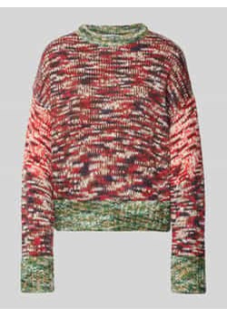 Sweter z dzianiny z obniżonymi ramionami ze sklepu Peek&Cloppenburg  w kategorii Swetry damskie - zdjęcie 177815695