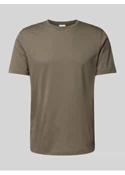 T-shirt z prążkowanym okrągłym dekoltem - id: 1565898_skip3 - marki Peek&Cloppenburg - 177818086 T-shirt z prążkowanym okrągłym dekoltem ze sklepu Peek&Cloppenburg w kategorii T-shirty męskie - zdjęcie 177818086