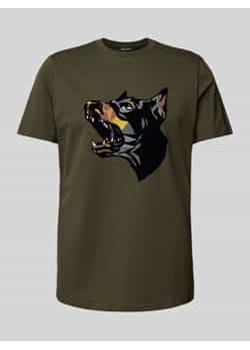 T-shirt o kroju regular fit z okrągłym dekoltem ze sklepu Peek&Cloppenburg  w kategorii T-shirty męskie - zdjęcie 177819975