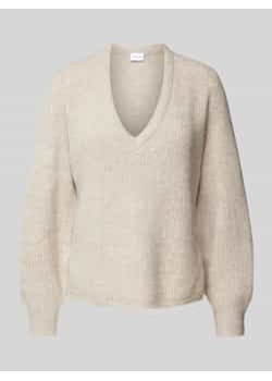 Sweter z dzianiny z obniżonymi ramionami model ‘BELUNA’ ze sklepu Peek&Cloppenburg  w kategorii Swetry damskie - zdjęcie 177821099