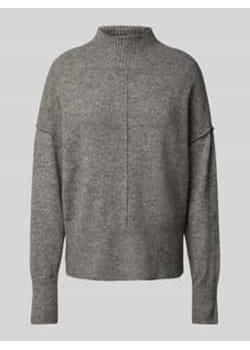 Sweter z dzianiny ze stójką model ‘BALIS’ ze sklepu Peek&Cloppenburg  w kategorii Swetry damskie - zdjęcie 177821278