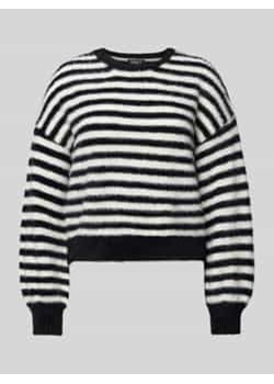 Sweter z dzianiny o kroju regular fit z bufiastymi rękawami model ‘PIUMO’ ze sklepu Peek&Cloppenburg  w kategorii Swetry damskie - zdjęcie 177822045