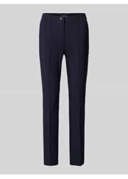 Spodnie materiałowe o kroju regular fit z kieszeniami zapinanymi na zamek błyskawiczny model ‘Alessa’ ze sklepu Peek&Cloppenburg  w kategorii Spodnie damskie - zdjęcie 177822306