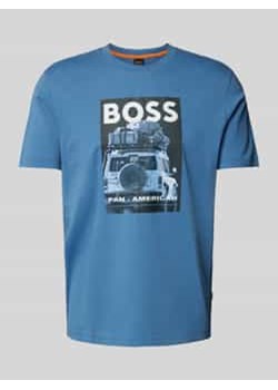 T-shirt z nadrukiem z logo i motywem model ‘mextour’ ze sklepu Peek&Cloppenburg  w kategorii T-shirty męskie - zdjęcie 177822505
