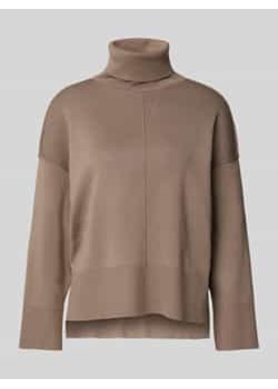 Sweter z dzianiny o kroju oversized z golfem model ‘OSTRIA’ ze sklepu Peek&Cloppenburg  w kategorii Swetry damskie - zdjęcie 177822805