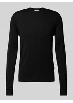 Sweter z dzianiny z okrągłym dekoltem model ‘WYLER LIFE’ ze sklepu Peek&Cloppenburg  w kategorii Swetry męskie - zdjęcie 177822936