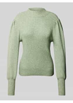 Sweter z dzianiny ze stójką model ‘KATIA’ ze sklepu Peek&Cloppenburg  w kategorii Swetry damskie - zdjęcie 177823095