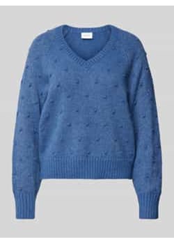 Sweter z dzianiny z obniżonymi ramionami model ‘TULI’ ze sklepu Peek&Cloppenburg  w kategorii Swetry damskie - zdjęcie 177824275