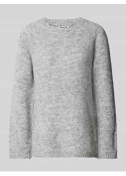 Sweter z dzianiny z prążkowanymi wykończeniami model ‘SUTTON’ ze sklepu Peek&Cloppenburg  w kategorii Swetry damskie - zdjęcie 177826346