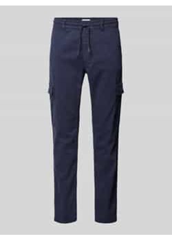 Spodnie cargo o kroju slim fit ze sznurkiem model ‘Gymdigo’ ze sklepu Peek&Cloppenburg  w kategorii Spodnie męskie - zdjęcie 177826485