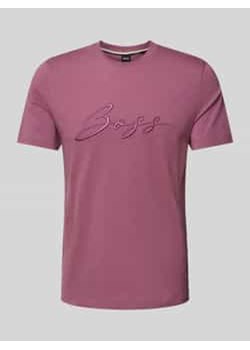 T-shirt z wyhaftowanym logo model ‘Thompson’ ze sklepu Peek&Cloppenburg  w kategorii T-shirty męskie - zdjęcie 177827377