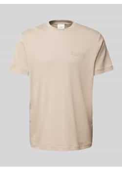T-shirt z detalem z logo ze sklepu Peek&Cloppenburg  w kategorii T-shirty męskie - zdjęcie 177829438