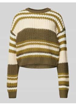 Sweter z dzianiny z obniżonymi ramionami model ‘CHARLIE’ ze sklepu Peek&Cloppenburg  w kategorii Swetry damskie - zdjęcie 177830578