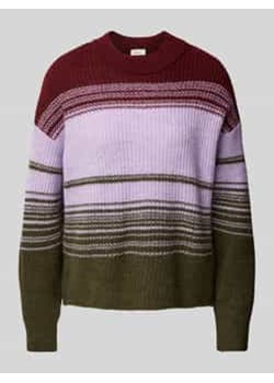 Sweter o kroju relaxed fit ze wzorem w paski ze sklepu Peek&Cloppenburg  w kategorii Swetry damskie - zdjęcie 177832548