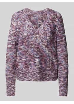 Sweter z dzianiny z dekoltem w serek model ‘DIRMA’ ze sklepu Peek&Cloppenburg  w kategorii Swetry damskie - zdjęcie 177833647