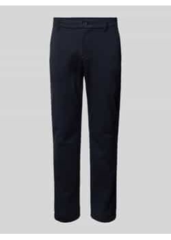 Chinosy o kroju slim fit z dżerseju ze sklepu Peek&Cloppenburg  w kategorii Spodnie męskie - zdjęcie 177834019
