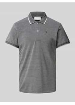 Koszulka polo o kroju slim fit z wyhaftowanym logo model ‘TRISTAN’ ze sklepu Peek&Cloppenburg  w kategorii T-shirty męskie - zdjęcie 177834999