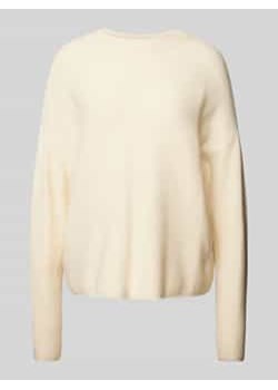 Sweter z dzianiny z okrągłym dekoltem model ‘MERINAA’ ze sklepu Peek&Cloppenburg  w kategorii Swetry damskie - zdjęcie 177835177