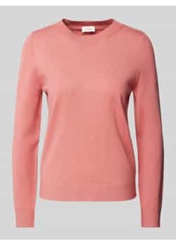 Sweter o kroju regular fit z dzianiny z mieszanki wiskozy z prążkowanymi wykończeniami ze sklepu Peek&Cloppenburg  w kategorii Swetry damskie - zdjęcie 177836796