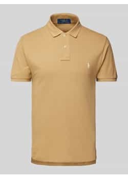 Koszulka polo o kroju slim fit z wyhaftowanym logo ze sklepu Peek&Cloppenburg  w kategorii T-shirty męskie - zdjęcie 177836905