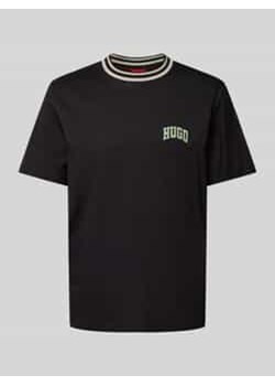 T-shirt z wyhaftowanym logo ze sklepu Peek&Cloppenburg  w kategorii T-shirty męskie - zdjęcie 177839835
