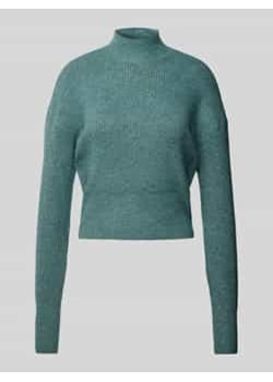 Sweter z dzianiny ze stójką model ‘NELLA’ ze sklepu Peek&Cloppenburg  w kategorii Swetry damskie - zdjęcie 177840316