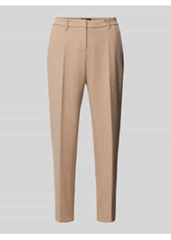 Spodnie materiałowe o kroju regular fit z bawełną model ‘KRYSTAL’ ze sklepu Peek&Cloppenburg  w kategorii Spodnie damskie - zdjęcie 177842709