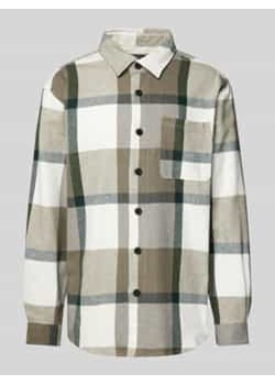Koszula casualowa regular fit z kołnierzykiem typu kent ze sklepu Peek&Cloppenburg  w kategorii Koszule męskie - zdjęcie 177844217