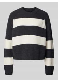 Sweter z dzianiny z prążkowanymi wykończeniami model ‘DILIRIAA’ ze sklepu Peek&Cloppenburg  w kategorii Swetry damskie - zdjęcie 177845457