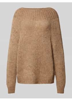 Sweter z dzianiny z okrągłym dekoltem model ‘BERTA’ ze sklepu Peek&Cloppenburg  w kategorii Swetry damskie - zdjęcie 177847885