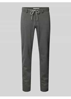 Spodnie materiałowe o kroju regular fit z tunelem model ‘PHIL-K’ ze sklepu Peek&Cloppenburg  w kategorii Spodnie męskie - zdjęcie 177847986