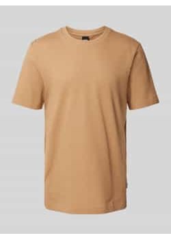 T-shirt z prążkowanym,okrągłym dekoltem model ‘TIBURT’ - id: 1634258_skip3 - marki BOSS HUGO BOSS - 177848119 T-shirt z prążkowanym,okrągłym dekoltem model ‘TIBURT’ ze sklepu Peek&Cloppenburg w kategorii T-shirty męskie - zdjęcie 177848119