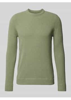 Sweter z dzianiny z okrągłym dekoltem model ‘SETHAN’ ze sklepu Peek&Cloppenburg  w kategorii Swetry męskie - zdjęcie 177851517