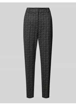 Spodnie materiałowe o kroju slim fit z wpuszczanymi kieszeniami ze sklepu Peek&Cloppenburg  w kategorii Spodnie damskie - zdjęcie 177854007
