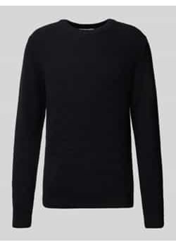Sweter z imitacji dzianiny ze sklepu Peek&Cloppenburg  w kategorii Swetry męskie - zdjęcie 177857047