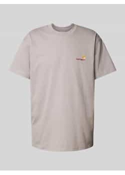 T-shirt z wyhaftowanym logo ze sklepu Peek&Cloppenburg  w kategorii T-shirty męskie - zdjęcie 177858366