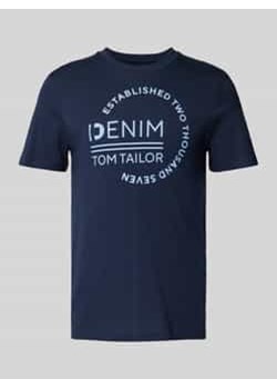 T-shirt o kroju regular fit z dużym napisem z logo ze sklepu Peek&Cloppenburg  w kategorii T-shirty męskie - zdjęcie 177859289