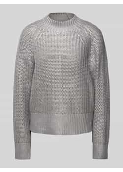 Sweter z dzianiny z prążkowanymi wykończeniami model ‘MARISSI’ ze sklepu Peek&Cloppenburg  w kategorii Swetry damskie - zdjęcie 177860549