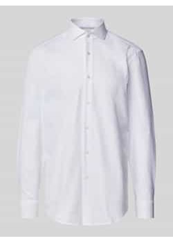 Koszula biznesowa o kroju slim fit z kołnierzykiem typu cutaway model ‘Hank’ ze sklepu Peek&Cloppenburg  w kategorii Koszule męskie - zdjęcie 177861376