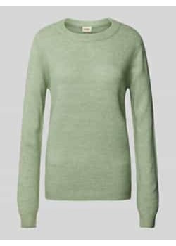 Sweter z dzianiny z okrągłym dekoltem model ‘Rellis’ ze sklepu Peek&Cloppenburg  w kategorii Swetry damskie - zdjęcie 177861538
