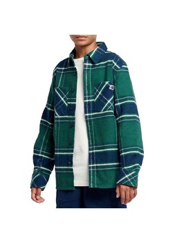 Koszula New Balance LAKB0075NWG - zielona ze sklepu streetstyle24.pl w kategorii Koszule chłopięce - zdjęcie 177862137